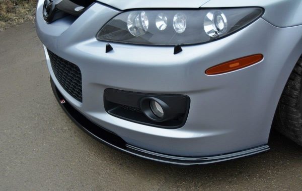 lmr Front Splitter Mazda 6 Mk1 Mps / ABS Svart Struktur
