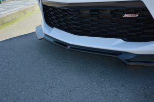 Front Splitter V.1 Chevrolet Camaro 6Th-Gen. Phase-I 2Ss Coupe / ABS Svart Struktur
