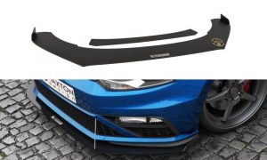 Front Racing Splitter Vw Polo Mk5 Gti Facelift (With Wings)