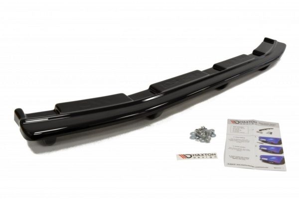 lmr Central Rear Splitter Mazda 3 Mk2 Mps (With Vertical Bars) / Carbon Look