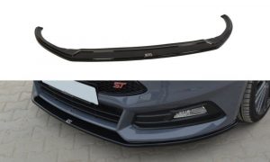 Front Splitter V.2 Focus St Mk3 Facelift Model / ABS Svart Struktur