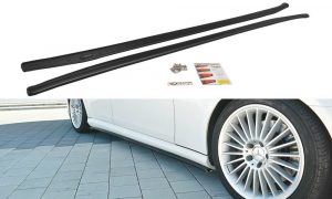 Side Skirts Diffusers Mercedes Cls C219 55Amg / ABS Black / Molet