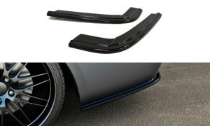 Rear Side Splitters BMW 3 E92 Mpack / ABS Black / Molet