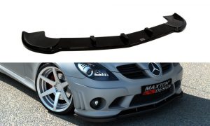 Front Splitter Mercedes Slk R171 (For Me-Slk -R171-Amg204-F1) / ABS Black / Molet