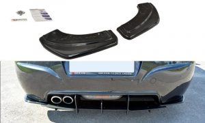 Rear Side Splitters Peugeot Rcz Facelift / ABS Black / Molet