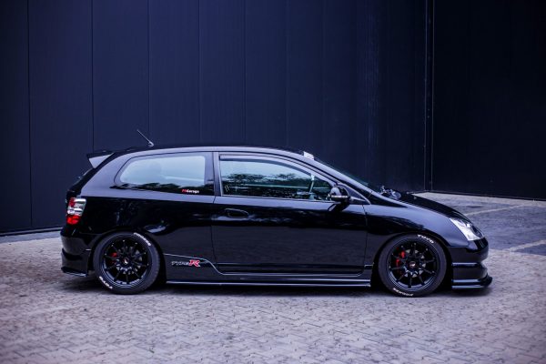 lmr Side Skirts Diffusers Honda Civic Ep3 (Mk7) Type-R/S Facelift / Carbon
