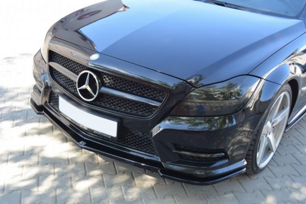 lmr Front Splitter Mercedes Cls C218 Amg Line / Gloss Black