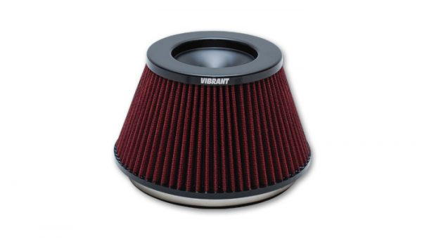 lmr Vibrant THE CLASSIC Performance Air Filter (6" inlet ID, 3-5/8" Filter Height) - designed for Bellmouth Velocity Stacks