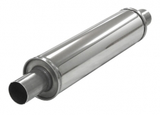 Simons 2″ Round Muffler 56cm (Stainless Steel)