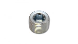 Vibrant EGT Sensor Bung Threaded Plug, Male 1/8″ NPT Threads, Zince Plated Mild Steel