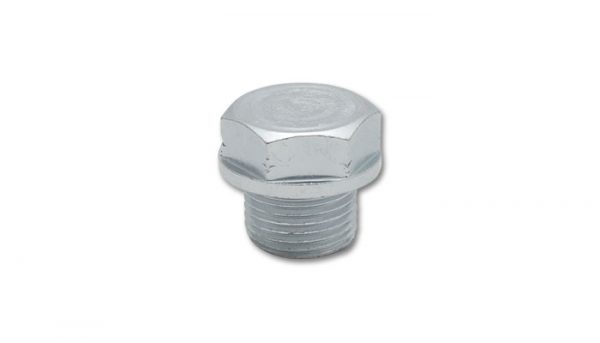 lmr Vibrant Hex Head O2 Bung Plug, M18 x 1.5 Male Thread, Zinc Plated Mild Steel (1 pc per Bag)