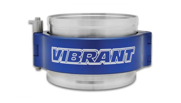 lmr Vibrant HD V-bandsklämma för 2.5" OD Rör - Blå Klämma