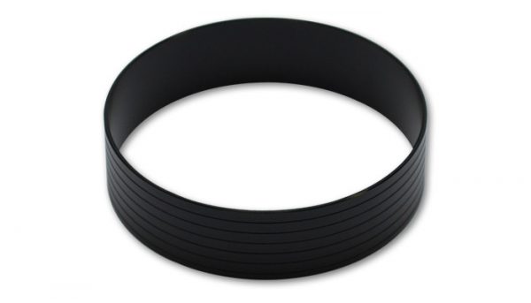 lmr Vibrant Aluminum Union Sleeve for 5" OD Tubing - Hard Anodized Black