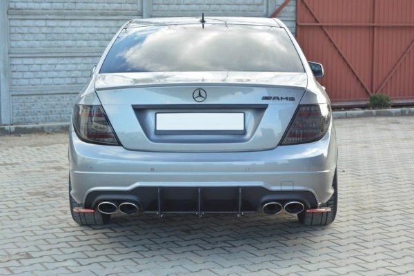 lmr Mercedes C W204 Amg-Line (Facelift) Rear Diffuser & Rear Side Splitters
