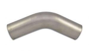 Vibrant 2.5″ O.D. Titanium 45 Degree Mandrel Bend, 3″ CLR