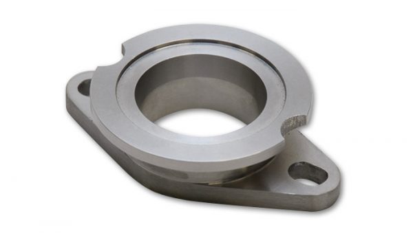 lmr Vibrant Wastegate Adapter Flange, from Tial 38mm 2=bolt to 44mm V-Band - T304 Stainless Steel