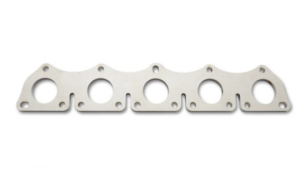 lmr Vibrant Exhaust Manifold Flange for 2005 and up VW 2.5L 5 cyl motor, 3/8" Thick, T304 Stainless Steel