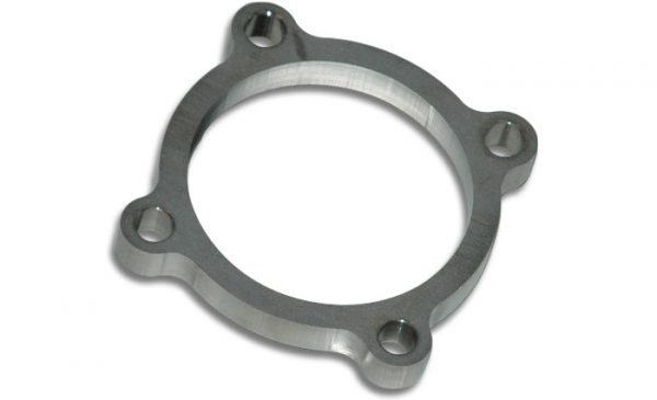 lmr Vibrant 4 Bolt Turbo Outlet Flange for T3, GT30/GT35 (3" I.D. Opening) - 1/2" thick 304 Stainless Steel