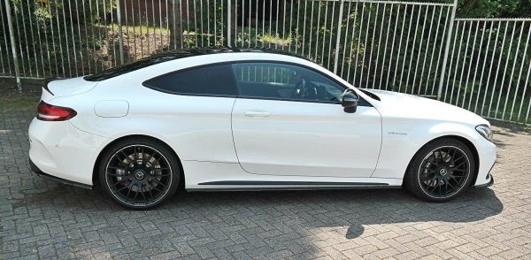 lmr Side Skirts Diffusers Mercedes C-Class C205 63Amg Coupe / Gloss Black