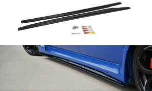 Side Skirts Diffusers Alfa Romeo 156 Gta   / ABS Black / Molet