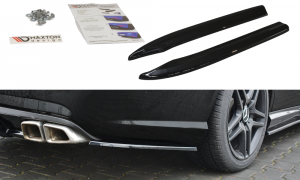 Rear Side Splitters Mercedes-Benz E63 Amg W212  / ABS Black / Molet