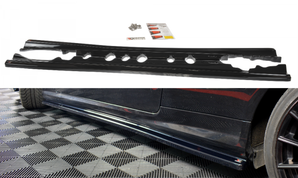 lmr Side Skirts Diffusers Mercedes-Benz E-Class W207 Coupe Amg Line / ABS Black / Molet