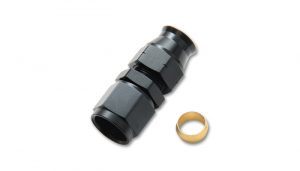 Vibrant 10AN Female to 5/8″ Tube Adapter Fitting (with Brass Olive Insert)