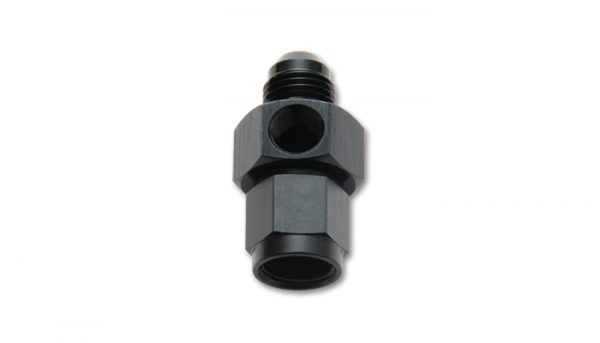 lmr Vibrant 4AN Male to 4AN Female Union Adapter Fitting with 1/8" NPT Port