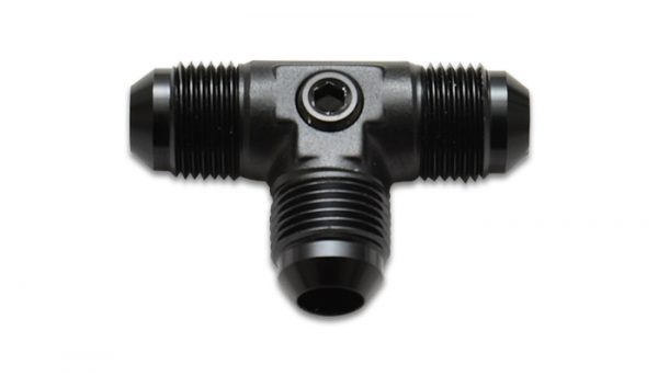 lmr Vibrant 8AN to 8AN Male Tee Adapter Fitting with 1/8" NPT Port