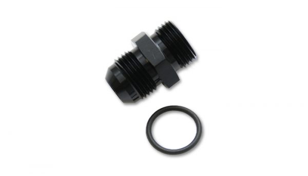 lmr Vibrant 8AN Flare to AN Straight Cut Thread (1-1/6-12) with O-Ring Adapter Fitting