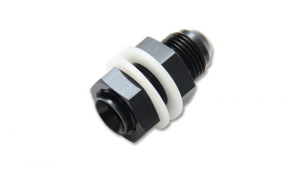 lmr Vibrant Fuel Cell Bulkhead Adapter Fitting; Size: 6AN (with 2 PTFE Crush Washers & Nut)