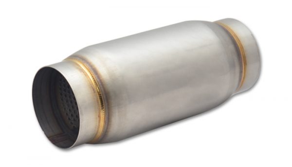 lmr Vibrant Stainless Steel Race Muffler, 3.5" inlet/outlet x 9" Long