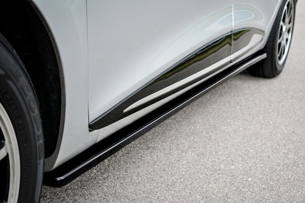 lmr Side Skirts Diffusers Renault Clio Mk4 / ABS Black / Molet