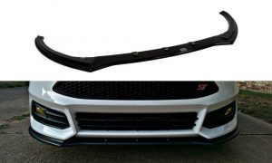 Front Splitter V.1 Focus St Mk3 Facelift Model / ABS Svart Struktur