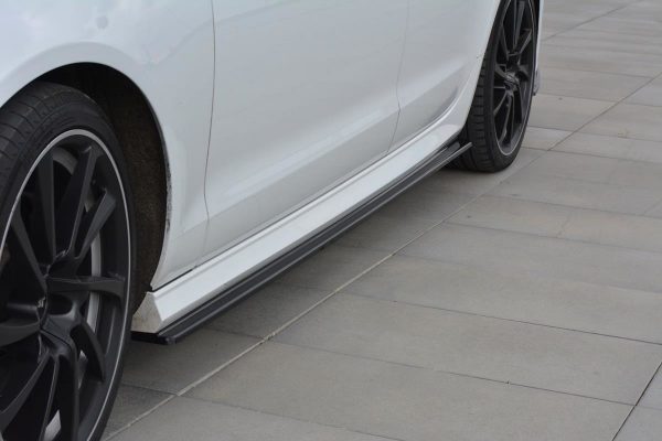 lmr Sidokjolar Diffusers Audi A6 C7 S-Line/ S6 C7 Facelift / ABS Svart Struktur