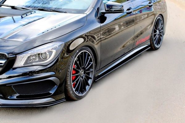 lmr Side Skirts Diffusers Mercedes Cla 45 Amg C117 (Preface) / ABS Black / Molet
