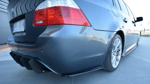 Rear Side Splitters BMW 5 E60/E61 M-Pack / Carbon Look