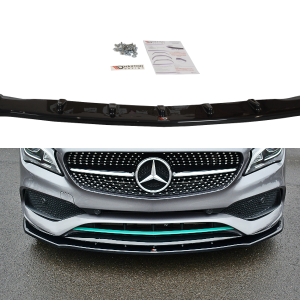 lmr Front Splitter V.1 Mercedes-Benz Cla C117 Amg-Line Facelift / ABS Black / Molet