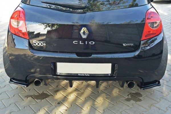lmr Rear Side Splitters Renault Clio Iii Rs / Carbon Look