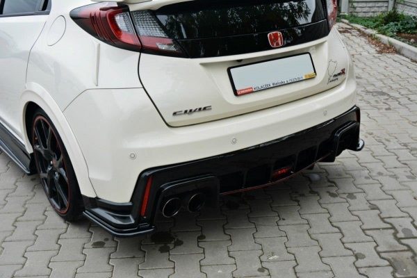lmr Rear Side Splitters Honda Civic Ix Type R / Carbon Look