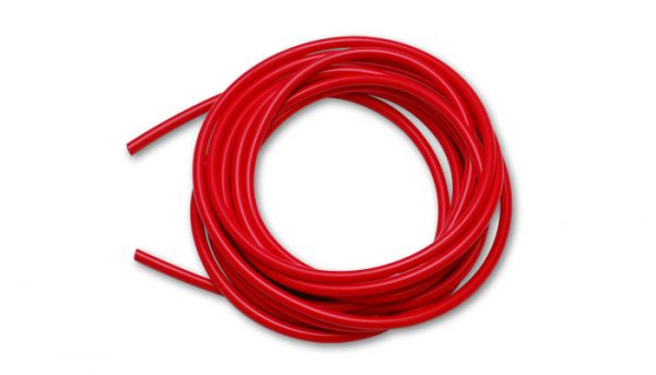 lmr Vibrant 5/32" (4mm) I.D. x 50ft Silicone Vacuum Hose Bulk Pack - Red