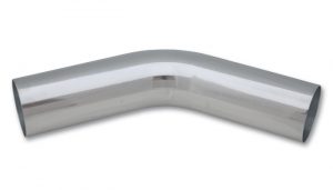 Vibrant 1″ O.D. Aluminum 45 Degree Bend – Polished