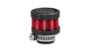 Vibrant Crankcase Breather Filter – 35mm Filter OD, 5/8″ (15mm) Inlet I.D., 1.5″ Tall