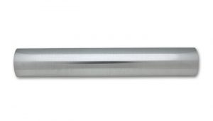 Vibrant 1.5″ O.D. Aluminum Straight Tubing, 18″ Long – Polished