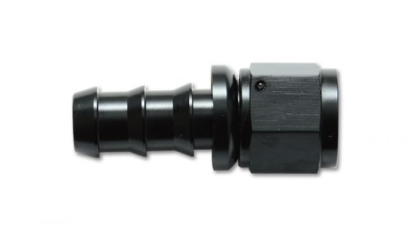 lmr Vibrant Straight Push-On Hose End Fitting; Size: 4 AN
