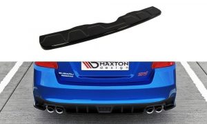 Central Rear Splitter Subaru Wrx Sti / ABS Black / Molet