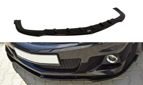 lmr Front Splitter Opel Astra H (For Opc / Vxr) / Gloss Black