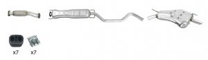 Exhaust System Saab 9-5 97-UP (OE reference 4753745)