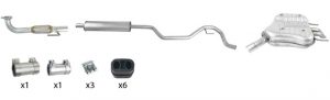 Exhaust System Saab 9-3 1.8T / 2.0T 02-UP (OE reference 12790735)