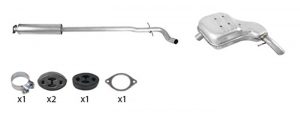 Exhaust System Volvo V70N 2.4 D / D5 / T (Vehicles with Turbo)